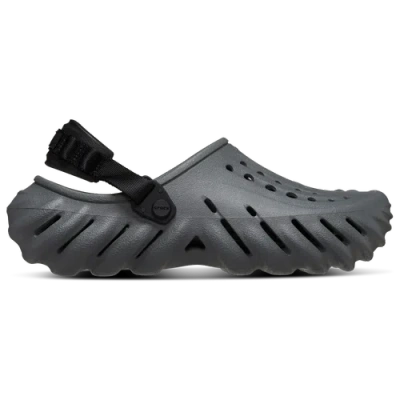 Crocs Mens  Echo Clogs In Slate Grey/black