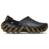 Crocs Perforated-sole Heel-strap Clog Sandals In Black