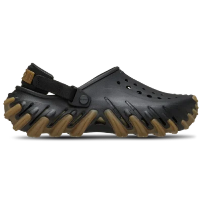 Crocs Perforated-sole Heel-strap Clog Sandals In Black