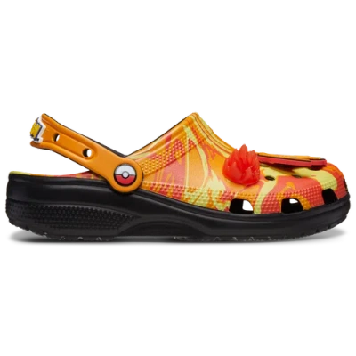 Crocs Mens  Pokémon Classic Clogs Charizard In Orange/yellow
