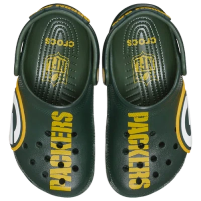 Crocs Mens Nfl Classic Clogs In Green