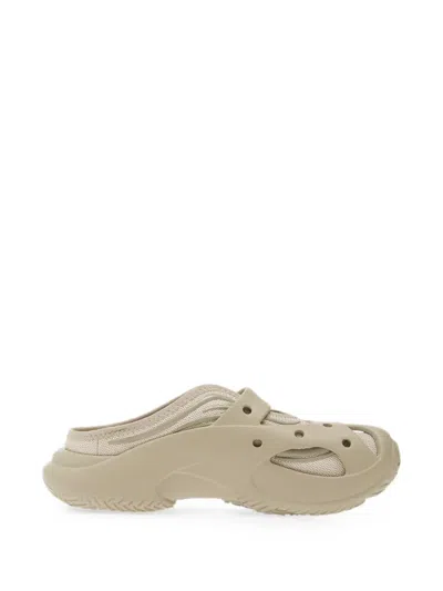 Crocs Meteor Caged Mule Slip-on Shoes In Neutrals