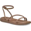Crocs Miami Ankle Strap Sandal In Animal Print