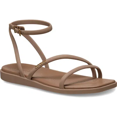 Crocs Miami Ankle Strap Sandals In Brown