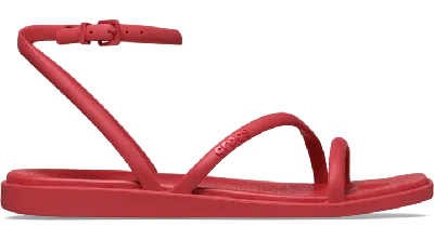 Crocs Miami Ankle Strap Sandal In Red