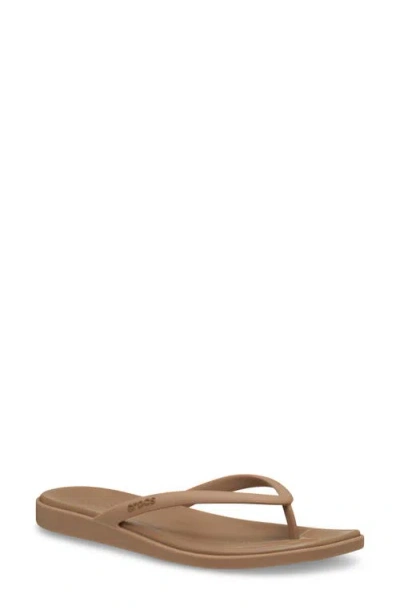 Crocs Miami Flip Flop In Brown