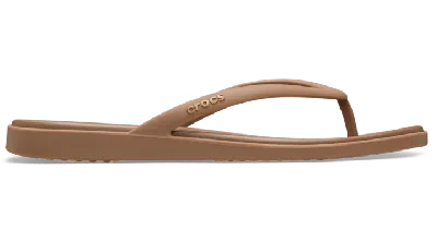 Crocs Miami Flip In Milk Chocolate