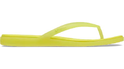 Crocs Miami Frosted Flip In Lemon
