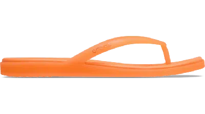Crocs Miami Frosted Flip In Orangesicle