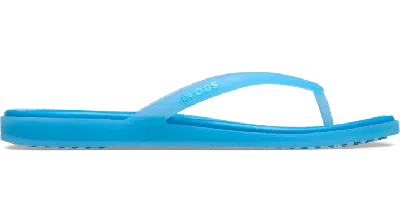 Crocs Miami Frosted Flip In Tinted Glass