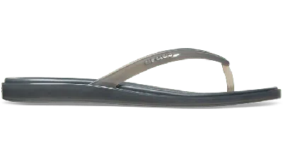 Crocs | Women | Miami Jelly Round Toe | Flips | Carbon Jelly | 8