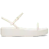 Crocs Miami Y-strap Platform Sandals In White