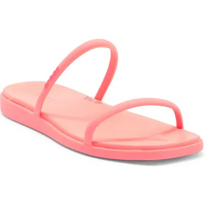 Crocs Miami Slide Sandal In Pink