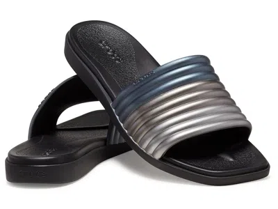Crocs Miami Slide Sandals In Black