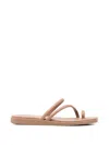 Crocs Miami Strap Flat Sandals In Neutral