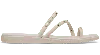 Crocs Miami Studded Toe Loop Sandal In White