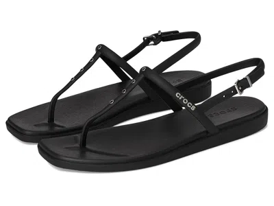 Crocs Miami Thong Sandal In Black