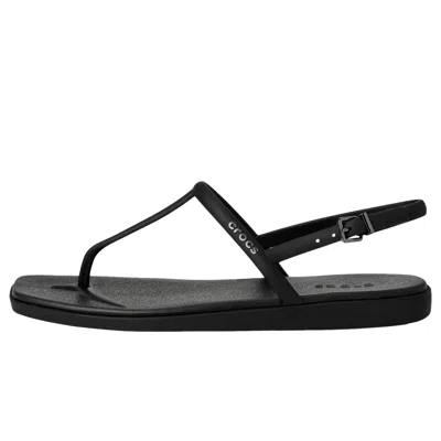 Crocs Miami Thong Sandal Black 209793-blk Women's