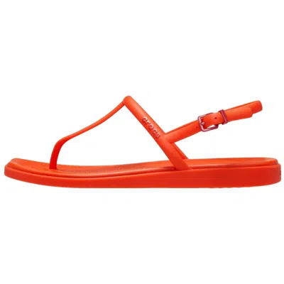 Crocs Miami Thong Sandal Lava 209793-lava Women's