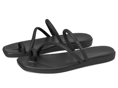 Crocs Womens  Miami Toe Loop Sandals In Black