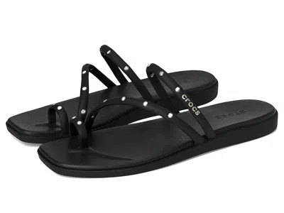 Crocs Miami Toe Loop Sandal In Black