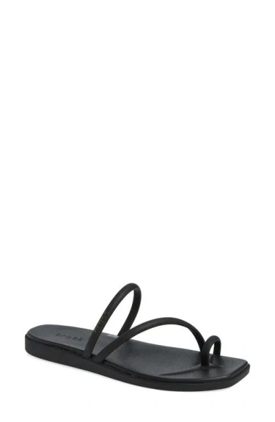Crocs Miami Toe Loop Sandal In Black