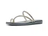 Crocs Miami Toe Loop Jelly Sandal In Gray