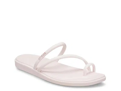 Crocs Miami Toe Loop Sandal In Pink