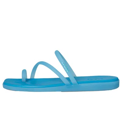 Crocs Miami Toe Loop Sandal Tinted Glass 211253-4wd Women's In Blue