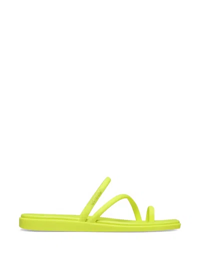 Crocs Miami Toe Loop Sandals In Green