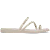 Crocs Miami Studded Toe Loop Sandal In White