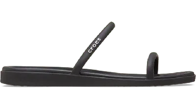 Crocs Miami Two Strap Sandal In Black