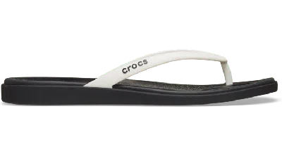 Crocs Miami Two Tone Flip In Black