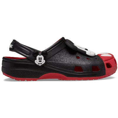 Crocs X Disney Mickey Mouse Classic Clogs In Black