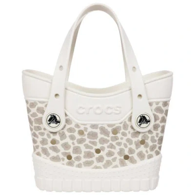 Crocs Micro Classic Cheetah Tote In White