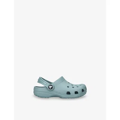 CROCS KIDS' CLASSIC RUBBER CLOGS MID GREEN EUR 34 / 2 UK