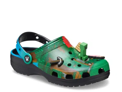 Crocs Minecraft Classic Clog In Green