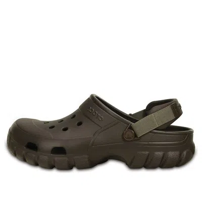 Crocs Minimalistic Wear-resistant Cozy Sports Unisex Brown Sandals In Espresso/walnut