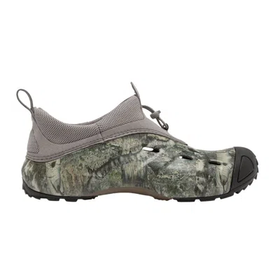 Pre-owned Crocs Mossy Oak Elements X Quick Trail Low 'walnut' In Brown