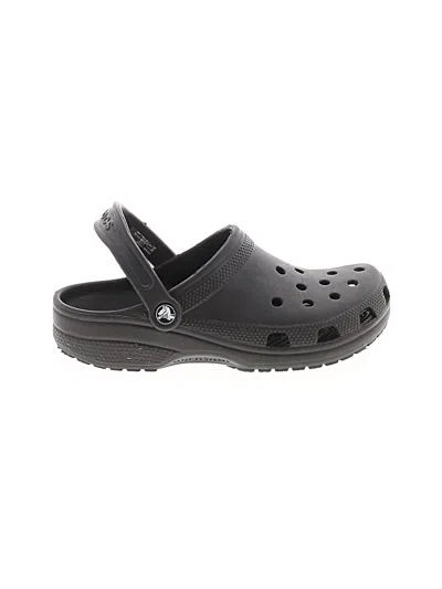 Pre-owned Crocs Mule/clog In Black