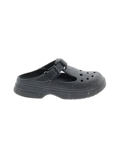 Pre-owned Crocs Mule/clog In Black