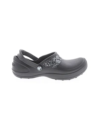 Pre-owned Crocs Mule/clog In Black