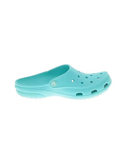 Pre-owned Crocs Mule/clog In Blue