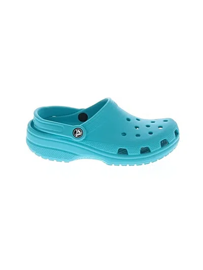 Pre-owned Crocs Mule/clog In Blue
