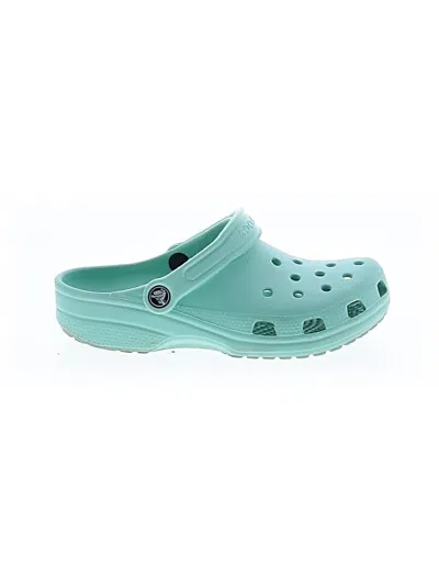 Pre-owned Crocs Mule/clog In Blue