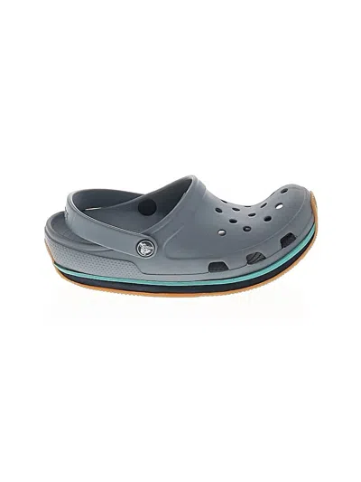 Pre-owned Crocs Mule/clog In Blue