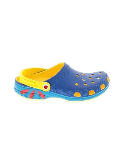 Pre-owned Crocs Mule/clog In Blue