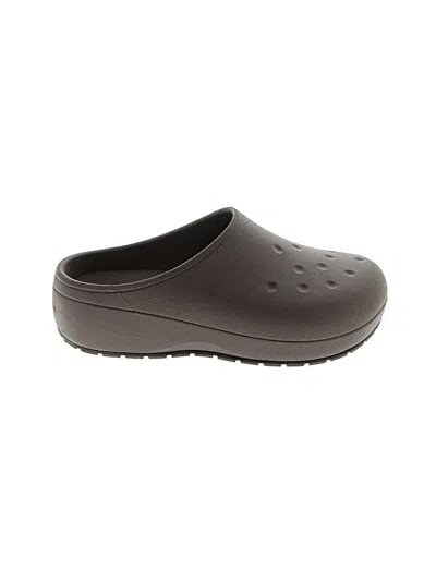 Pre-owned Crocs Mule/clog In Gray
