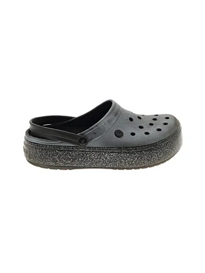 Pre-owned Crocs Mule/clog In Gray