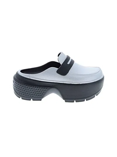Pre-owned Crocs Mule/clog In Gray